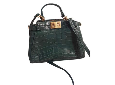 fendi micro peekaboo dupe|fendi peekaboo crocodile.